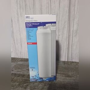 2 Pack WATTS pure H₂O Refrigerator Filters Maytag+/Whirlpool FILTER 4 M-2-2